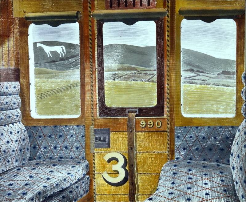 On railway pioneer George Stephenson's birthday, we are announcing the UK’s favourite railway artwork! 🚂

The winner is ‘Train Landscape’ by Eric Ravilious <a href="/AbdnArtMuseums/">Aberdeen Archives, Gallery & Museums</a> 🎉 

This work topped the <a href="/railway200/">railway200</a> public vote! See the top 20 👉 artuk.org/discover/curat…

#Railway200
