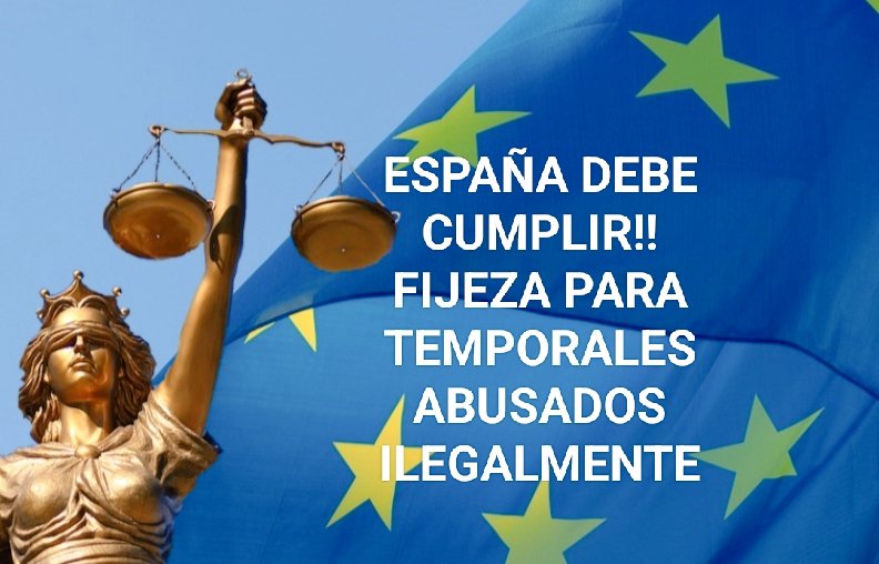 <a href="/Emi_SanchezH/">Emilio Sánchez Hidalgo</a> <a href="/el_pais/">EL PAÍS</a> Se lo pasará por el arco de triunfo, como hace con todo lo que viene de Europa y no le gusta. No aplican la ley, aplican su ideología.  Apliquen #fijezaya y no prevariquen