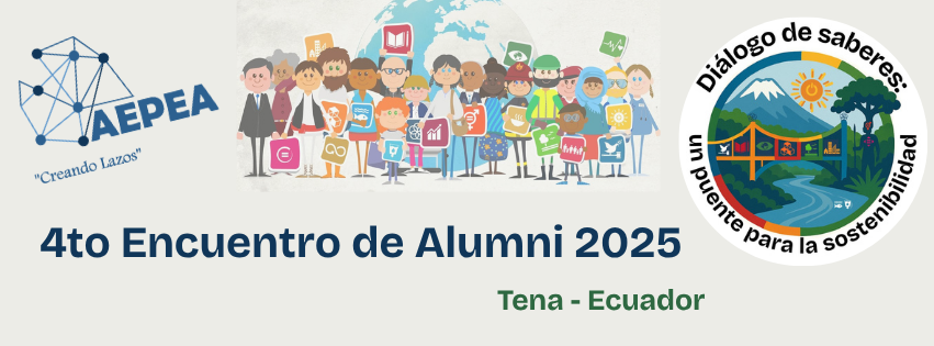 ¡Ya esta abierto el pre-registro para el Cuarto Encuentro AEPEA: “Diálogo de Saberes: Un puente para la sostenibilidad”!
📅 Fechas tentativas: 21 al 23 de noviembre de 2025
📍 Lugar: Universidad Ikiam, Tena – Ecuador
Postula aquí 👉tinyurl.run/6tBcTj