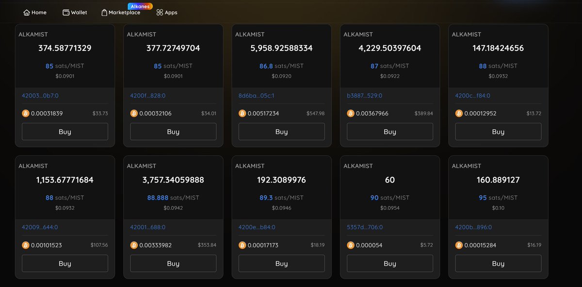 #ALKAMIST  🚀

Next 150 sats!

#Alkanes