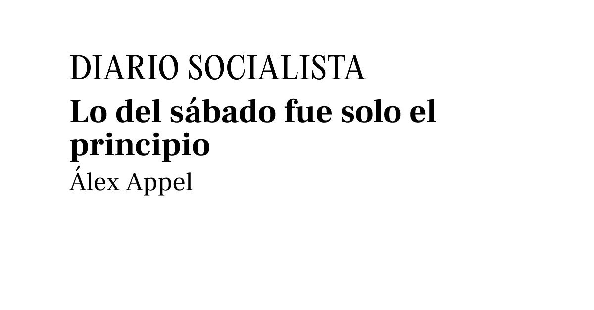 OPINIÓN | Lo del sábado fue solo el principio   

🖊️ Escribe <a href="/uralita_/">Appel</a> sobre la manifestación del 7 de junio en Badalona y los retos del Movimiento Socialista en Catalunya.  

#7JLluita 

🔗diariosocialista.net/2025/06/09/lo-…