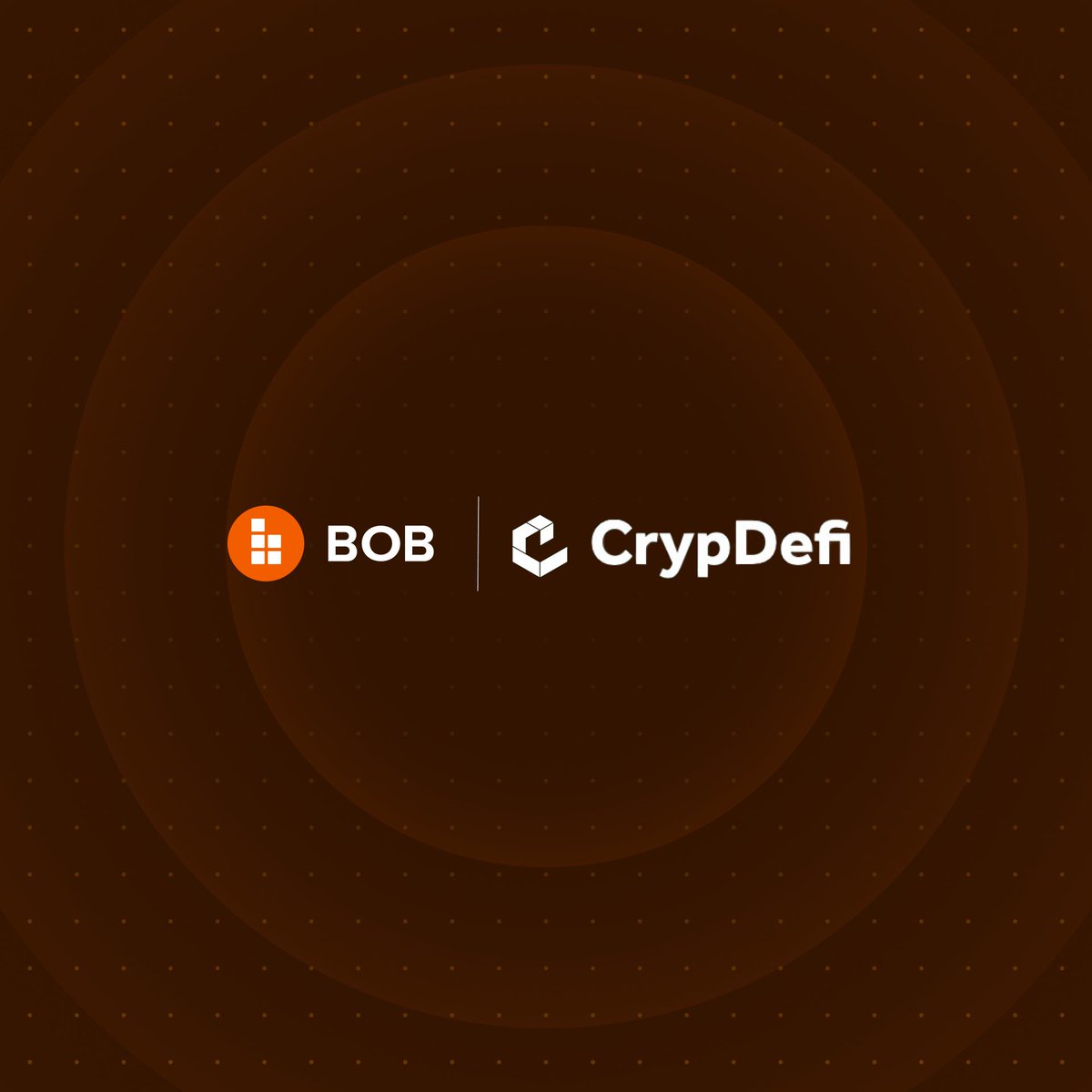 build_on_bob's tweet photo. CrypDeFi, a Belgium-based custody platform built for high-frequency trading and DeFi at scale, is now integrated with BOB.

With @CrypDefiCustody, institutional traders get sub-25ms signing speeds, support for 40+ chains, and full dApp compatibility.

More infra, fewer limits. Let’s BOB.