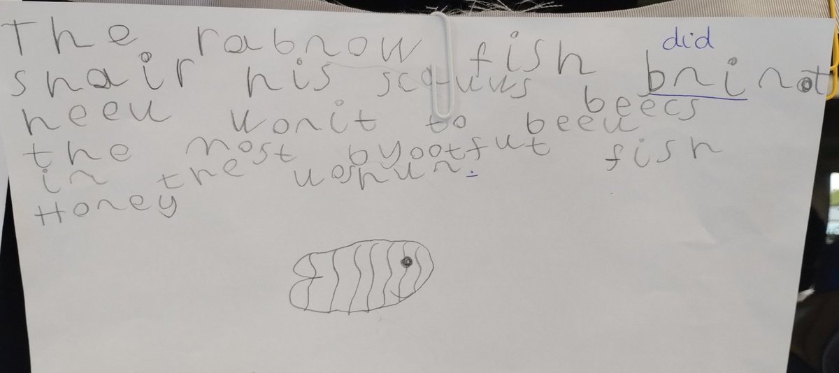 latimerprimary's tweet image. #EYFS would proudly like to share their writing from our story this week - 'The Rainbow Fish'. What amazing progress this year- you have all tried so hard! ✨🌟 #EYFSLiteracy #LatimerEnglish