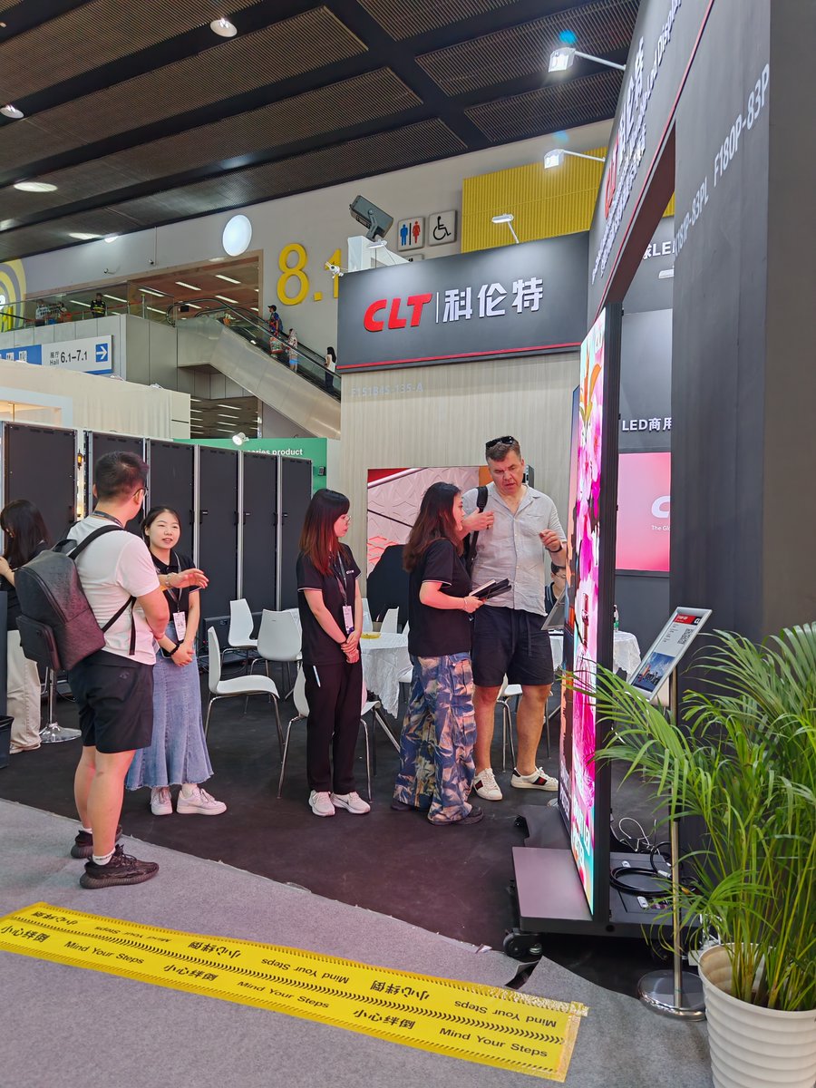 LedClt's tweet image. Day ONE at #GILE2025 🎉 - Grand opening day! 

Thank you to everyone for exploring the future of commercial movable led display technology with us. 🎥✨

📍 Come to Booth Hall 8.1 B06 for an exciting 3 days! 
#CLT #CLTLED #guangzhou #Exhibition #leddisplay #ledscreen