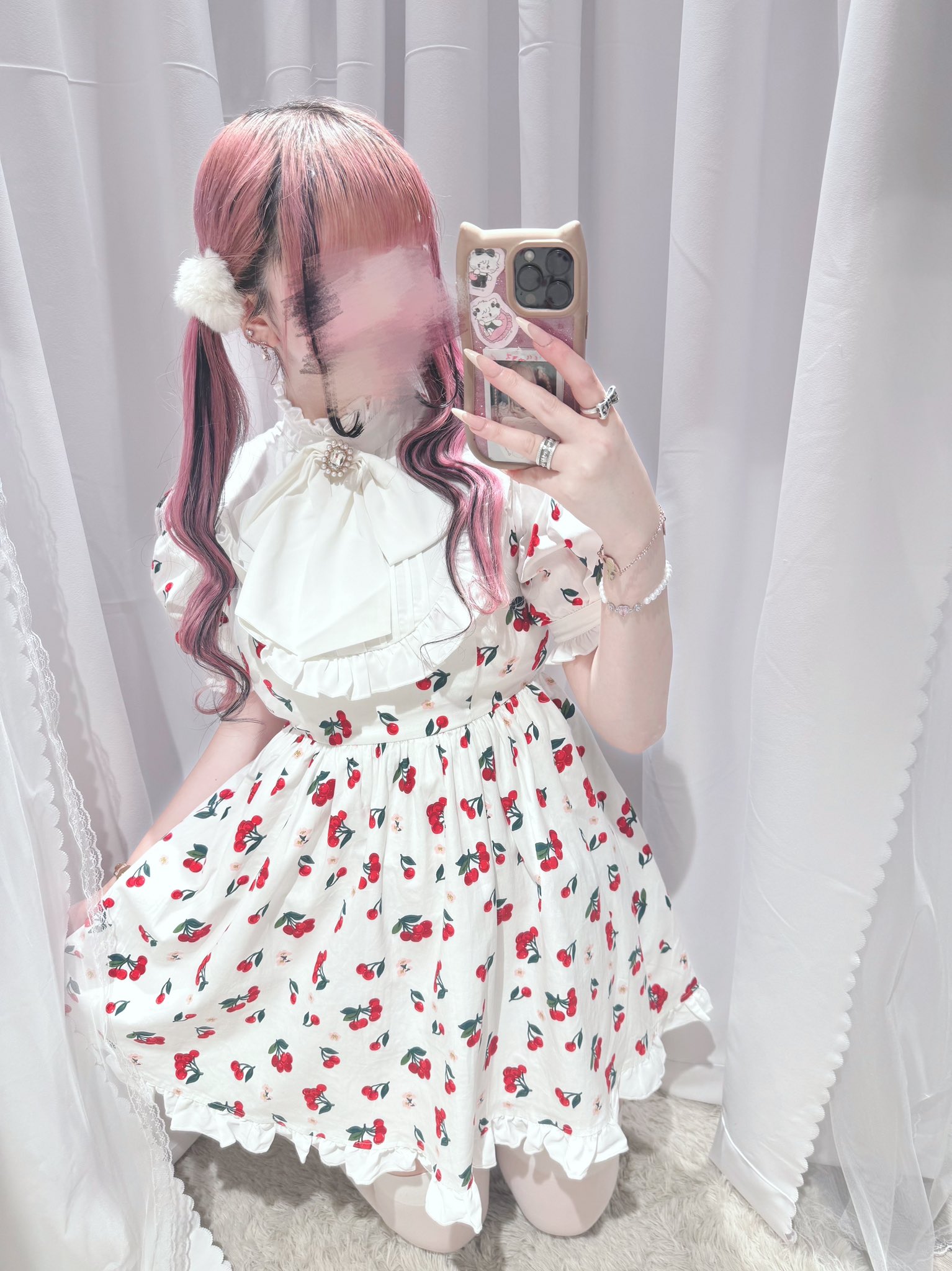 Manon Tokyo ファー サロペット