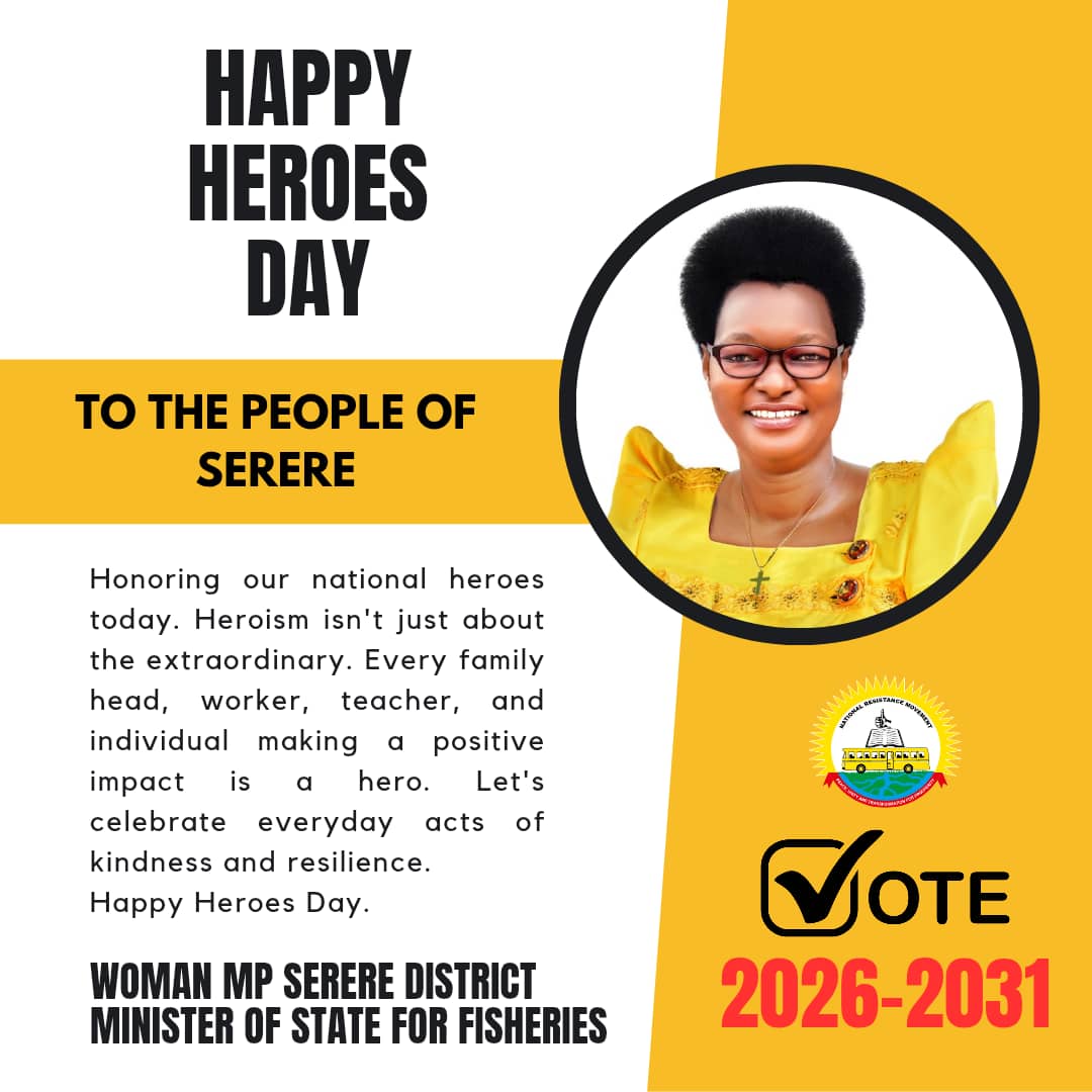 I salute the bravery, resilience &amp; contributions of our national heroes.
As we celebrate today, let us honor the sacrifices &amp; achievements of our heroes &amp; carry on their legacy.
I urge everyone to strive for excellence, promote unity, patriotism, nationalism for inclusive dev't.