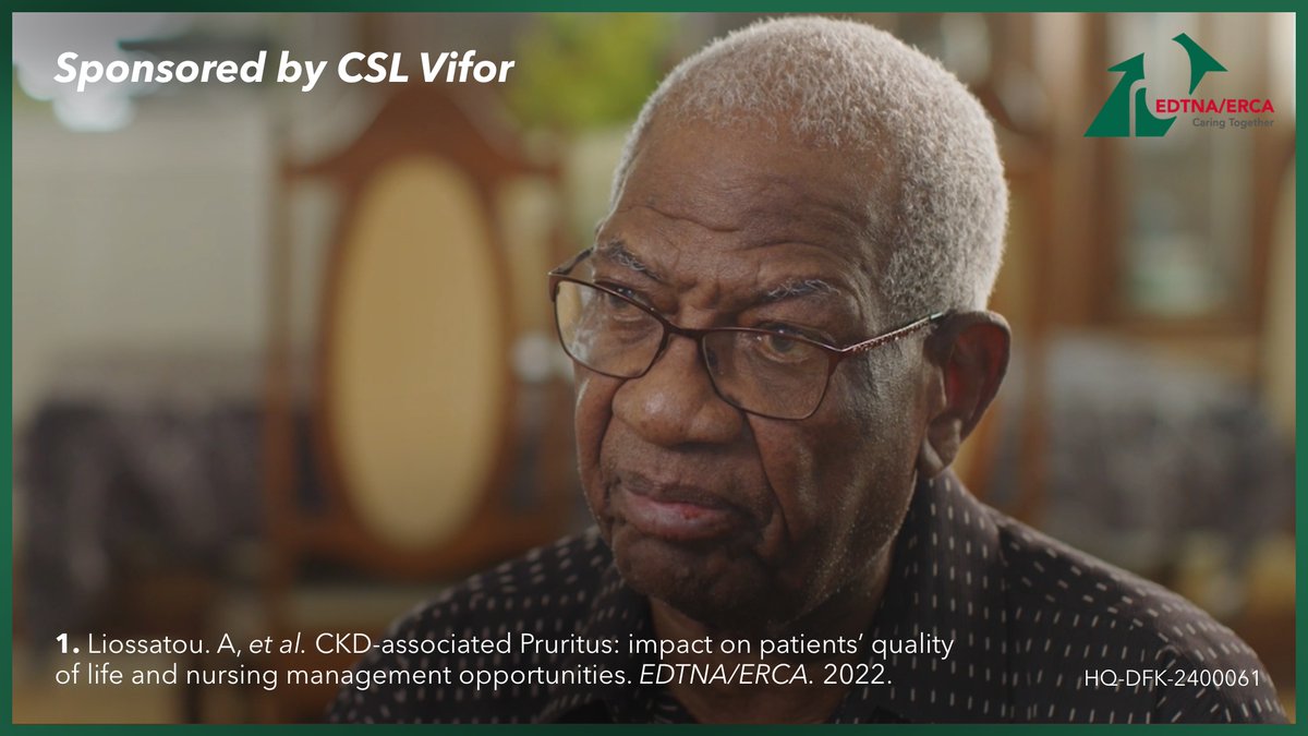 Get your haemodialysis patients speaking about their CKD-aP.
CKD-associated Pruritus patients may avoid reporting itching due to a history of failed treatments or a fear of increasing their medication load^1
#CKD #CKD-aP #Nephrology
🔗Learn more:
edtnaerca.org/education/elec…