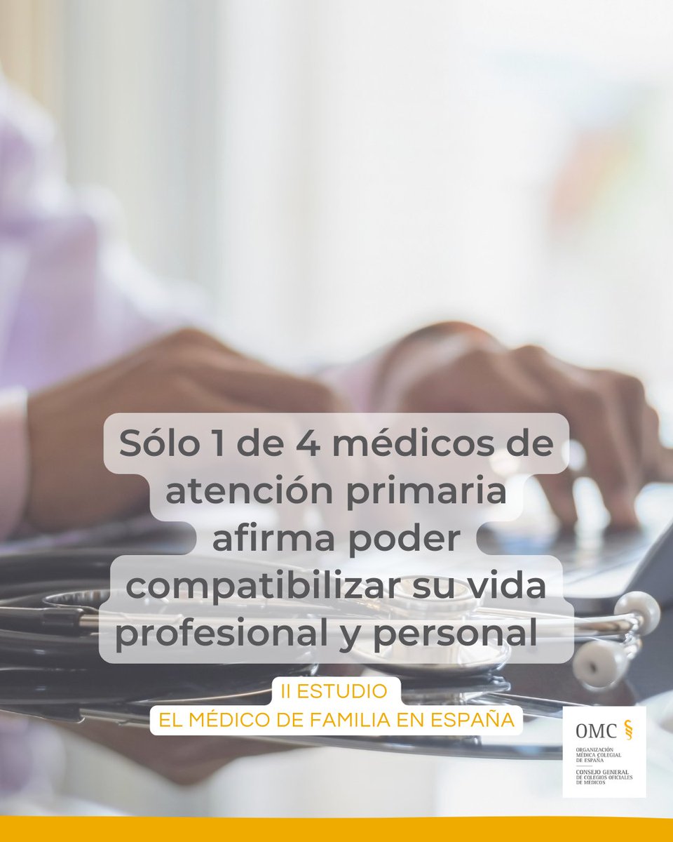 Consejo General de Médicos (@cgcom_esp) on Twitter photo 📣El 75% de los médicos de #AtenciónPrimaria se siente desprotegido y poco respaldado por la Administración
<a href="/hmcarreras/">Hermenegildo Marcos</a> <a href="/mdmartinezl/">Mar Martinez Lao</a> <a href="/medicoszaragoza/">Colegio de Médicos de Zaragoza</a> <a href="/icomasturias/">Ilustre Colegio Oficial de Médicos de Asturias</a>
medicosypacientes.com/articulo/segun… 📣El 75% de los médicos de #AtenciónPrimaria se siente desprotegido y poco respaldado por la Administración
<a href="/hmcarreras/">Hermenegildo Marcos</a> <a href="/mdmartinezl/">Mar Martinez Lao</a> <a href="/medicoszaragoza/">Colegio de Médicos de Zaragoza</a> <a href="/icomasturias/">Ilustre Colegio Oficial de Médicos de Asturias</a>
medicosypacientes.com/articulo/segun…