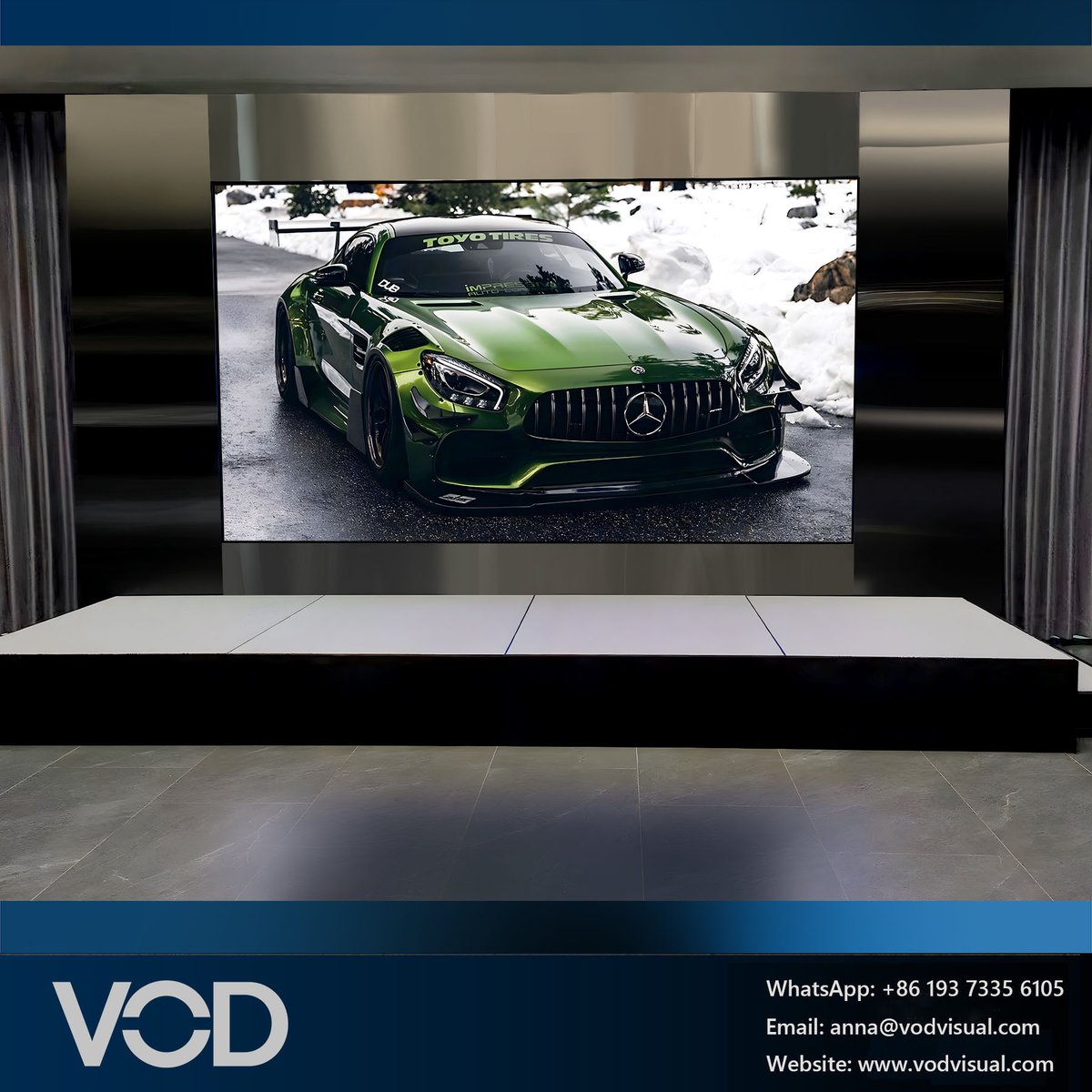 Anna_VODVisual's tweet image. Just installed at Gangnam Mercedes-Benz Seoul!

Our Firefly Series (P1.5 | 3m x 1.6875m) transforms luxury spaces with ultra-HD clarity – perfect for dynamic menus, ads, and immersive brand storytelling.

#VODVisual #MicroLED #COB #LEDdisplay #VideoWall  #DigitalSignage