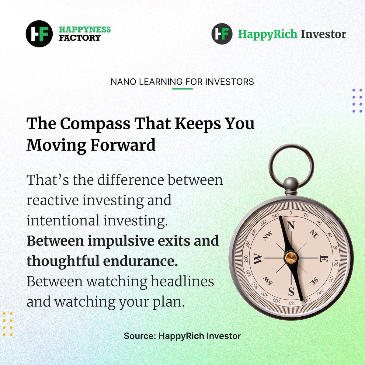 Volatility tests your mindset more than your money.
Choose perspective over panic—and let progress do its job.

Read the article to know more: tinyurl.com/uuekhfme

#SkepticalOptimism #LongTermInvesting #MarketMindset #InvestingWisely #HappynessFactory