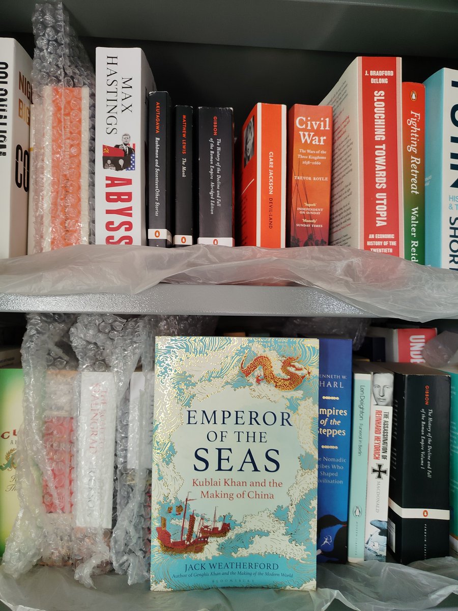 Shoumojit Banerjee (@shoumojitb) on Twitter photo New arrival <a href="/LWestwoodAuthor/">Laurence Westwood</a>. Promises to be every bit as thrilling and original as Weatherford's 'Genghis Khan and the Making of the Modern World'. #history #China #books New arrival <a href="/LWestwoodAuthor/">Laurence Westwood</a>. Promises to be every bit as thrilling and original as Weatherford's 'Genghis Khan and the Making of the Modern World'. #history #China #books