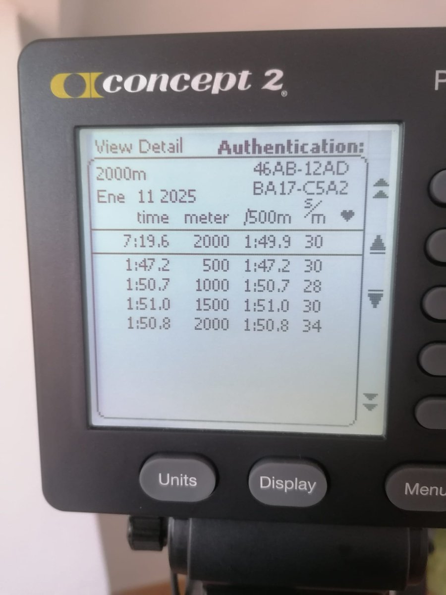 💥JAUME LLORENS, RÉCORD DE ESPAÑA 2.000m 70-79 AÑOS PESO LIGERO💥
El remero balear marcó  7:19,6 durante los World Rowing Indoor Championships 2025.
Jaume también es desde 2021 el Récord en 60-69PL con 7:09,9.
¡Enhorabuena por el doblete, Jaume!
#RécordDeEspaña #VermontC2