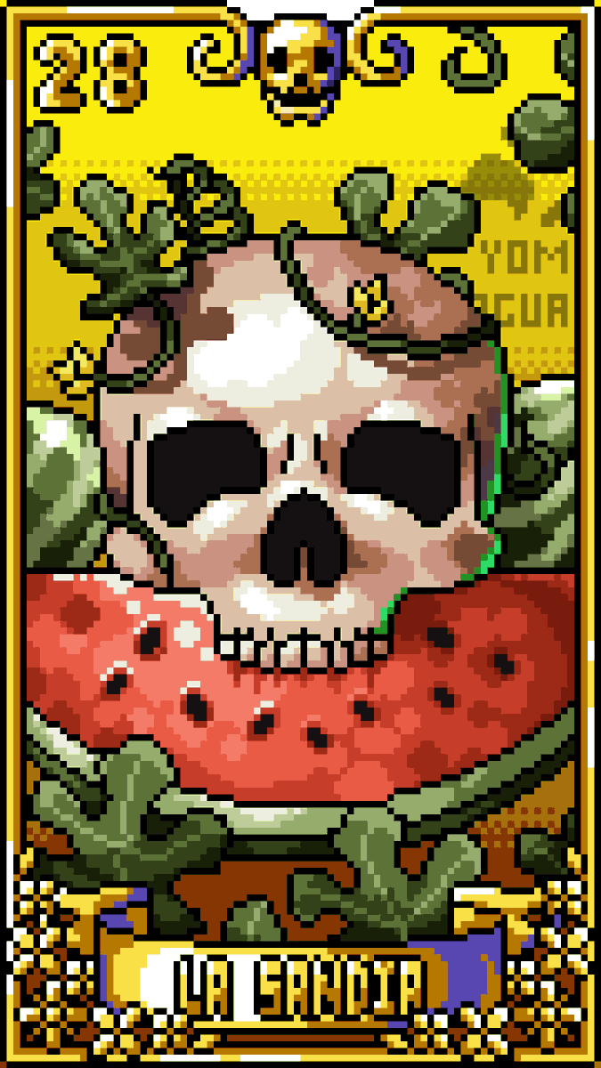 La Sandia
#Pixelart #Loteria