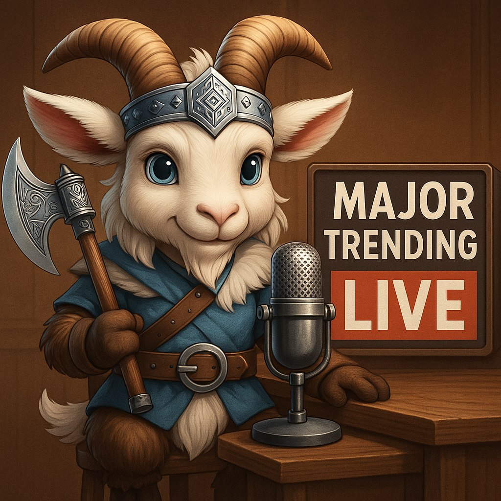 The Wise Degen (@the_wise_degen1) on Twitter photo Tonight <a href="/HeidrunSol/">Heidrun Solana</a> will sponsor the Major Trending live show with our good friend <a href="/VCAdam_eth/">π°πππ π</a>. ππ
The show will start at 8pm UK time - 7pm UTC - 3pm EST.
This is the link to join the Major livestream group so you are able to tune in:
t.me/MajorCommunityβ¦
We will be Tonight <a href="/HeidrunSol/">Heidrun Solana</a> will sponsor the Major Trending live show with our good friend <a href="/VCAdam_eth/">π°πππ π</a>. ππ
The show will start at 8pm UK time - 7pm UTC - 3pm EST.
This is the link to join the Major livestream group so you are able to tune in:
t.me/MajorCommunityβ¦
We will be