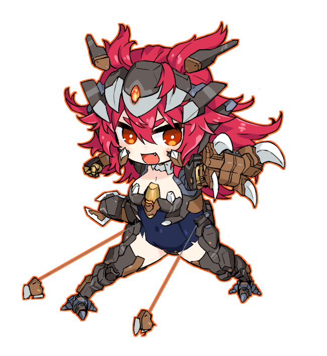 ラスオリのタイラント（ハッピーちゃん）
後でもうちょっと色々修正したい
#ラストオリジン #LastOrigin