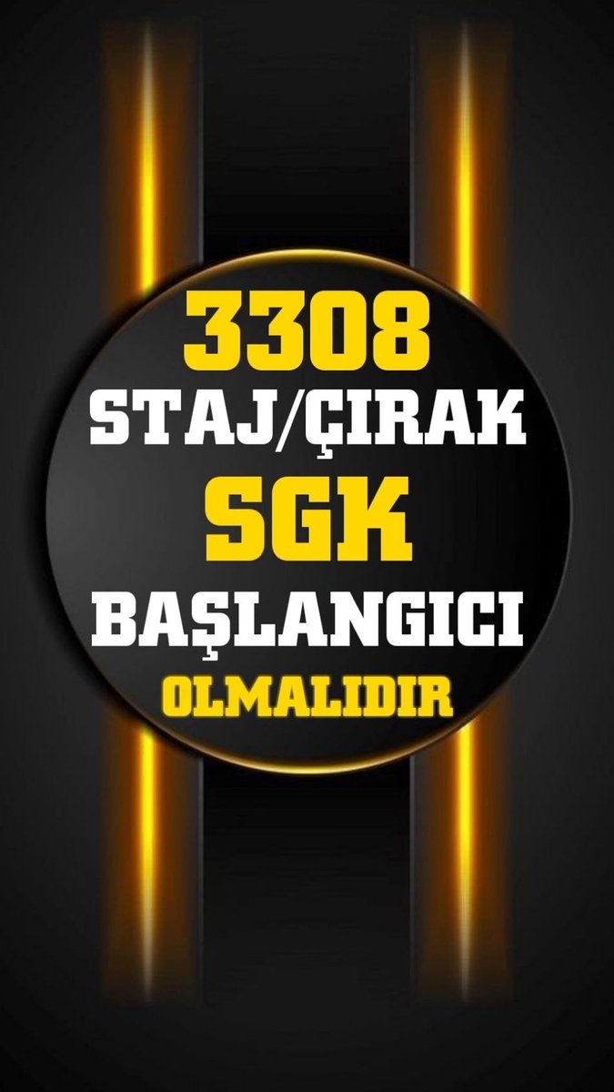 EST@yse (@aysesahin_e) on Twitter photo E-Devlette gözüken 4-A TESCİL Tarihimizin ilk işe giriş tarihi olarak sayılmalıdır.
Staj ve çıraklık ssk başlangıcı Olsun
<a href="/RTErdogan/">Recep Tayyip Erdoğan</a>
<a href="/dbdevletbahceli/">Devlet Bahçeli</a>
<a href="/isikhanvedat/">Prof. Dr. Vedat Işıkhan</a>
<a href="/_cevdetyilmaz/">Cevdet Yılmaz</a>
#WeAreMedleen
#FreePalestine
Stajyer Çırak Ustanın
#AdıEmek
#SoyadıTürkiye
#NefesiTamSigortadır E-Devlette gözüken 4-A TESCİL Tarihimizin ilk işe giriş tarihi olarak sayılmalıdır.
Staj ve çıraklık ssk başlangıcı Olsun
<a href="/RTErdogan/">Recep Tayyip Erdoğan</a>
<a href="/dbdevletbahceli/">Devlet Bahçeli</a>
<a href="/isikhanvedat/">Prof. Dr. Vedat Işıkhan</a>
<a href="/_cevdetyilmaz/">Cevdet Yılmaz</a>
#WeAreMedleen
#FreePalestine
Stajyer Çırak Ustanın
#AdıEmek
#SoyadıTürkiye
#NefesiTamSigortadır