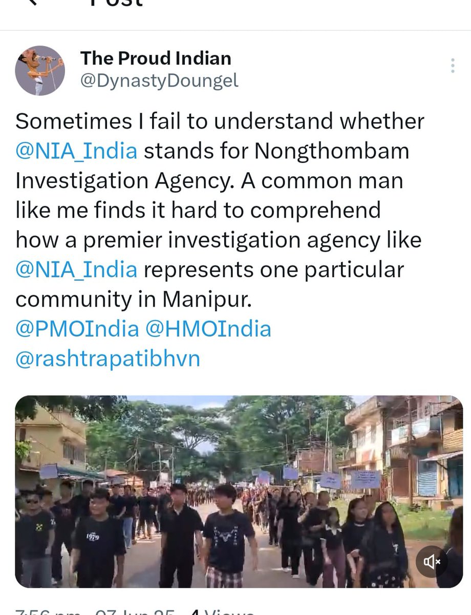 It was deeply shocking to learn that the <a href="/CBIHeadquarters/">Central Bureau of Investigation (India)</a> unconditionally released 12 cadres of the Arambai militia yesterday. This group has been directly involved in looting government armories, seizing over 6,000 weapons and more than 100,000 rounds of ammunition. Beyond this,