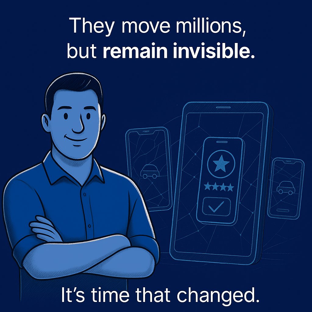 Drife_official's tweet image. They move millions, but remain invisible.
We’re changing that — one synced ride at a time.
#DRIFE is building a future where drivers own their data, build reputation, and unlock new opportunities.
🚖💠 
#RideHailing #DriverFirst #Web3Mobility #OwnYourData