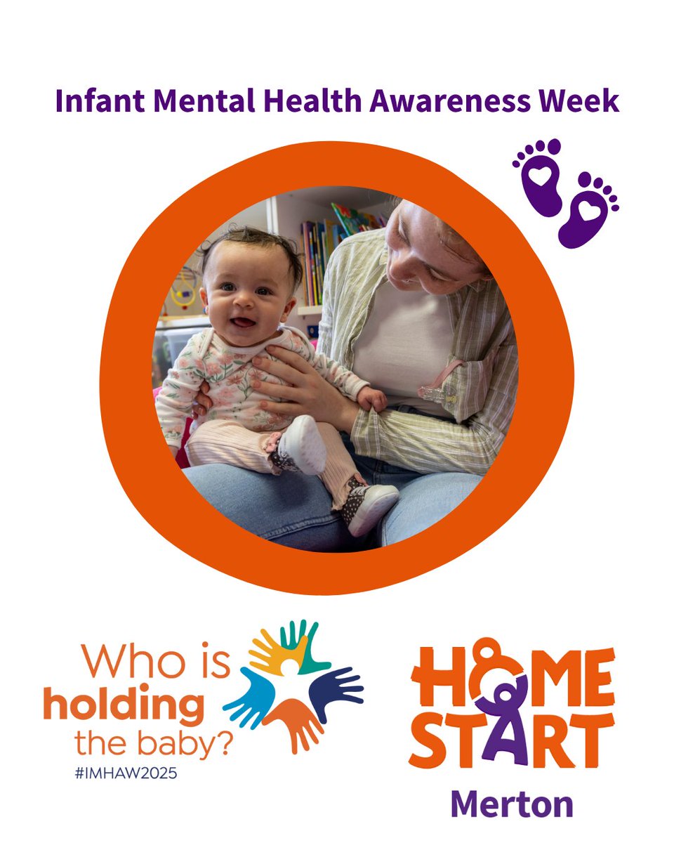 💜 Today marks the beginning of #InfantMentalHealthAwarenessWeek! 

At Home-Start Merton, we’re passionate about raising awareness of infant mental health and the vital role early intervention plays in a child's wellbeing. Stay tuned as we share insights throughout the week 💜