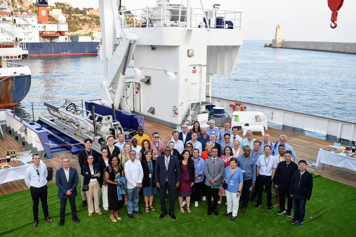 As part of #UNOC3, we welcomed onboard Odón de Buen (#IEO–<a href="/CSIC/">CSIC</a>) representatives from oceanographic centers worldwide, members of <a href="/POGO_Ocean/">POGO</a>.

In Nice, POGO members met to advance a global ocean observing system 🛰️🌊