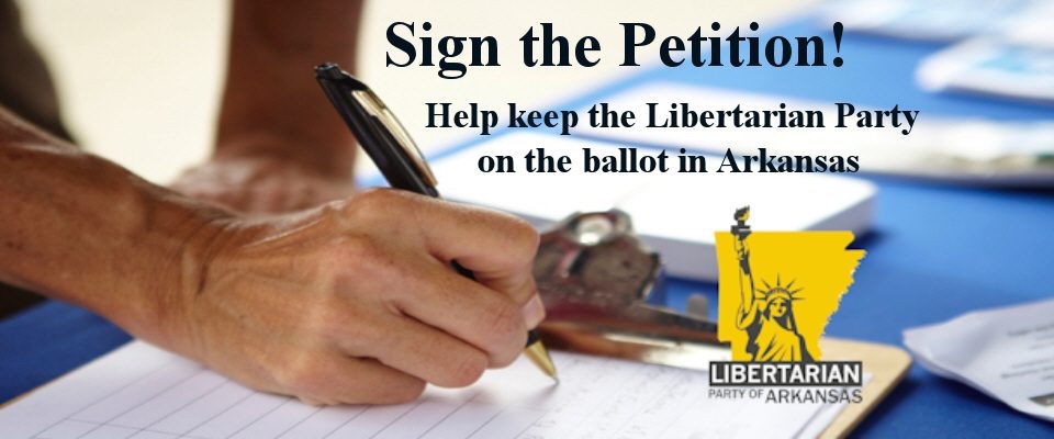 🚨 Ballot access alert! 🚨 
Attention Arkansas voters

Arkansas Libertarian Party is seeking to gain ballot access. Can you help? Check link in comments 👇