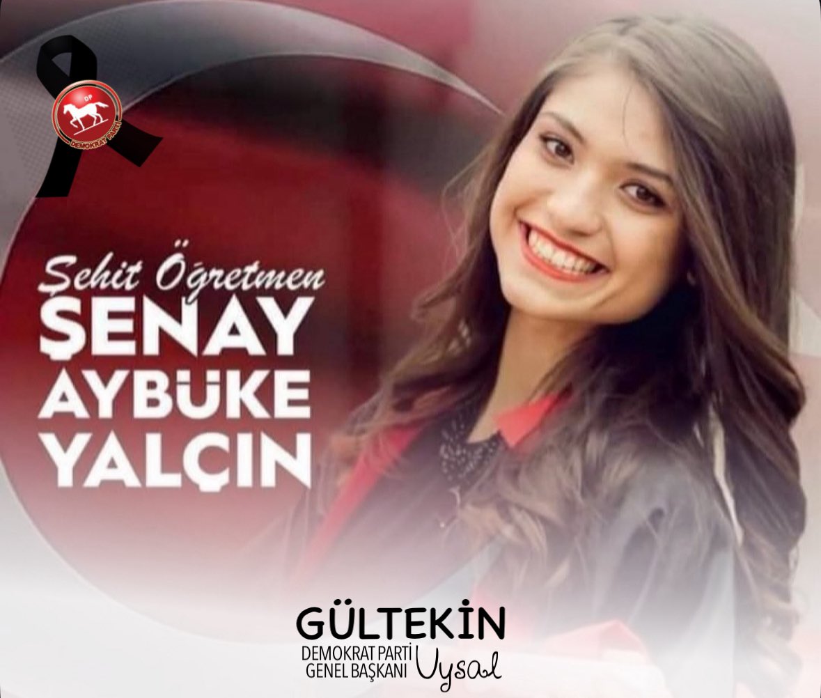 TÜRKİYE KUŞU (@turrkiyekusu) on Twitter photo Şenay Aybüke Yalçın “öğretmen oldum ben” sevincini yaşayalı daha 8 ay olmuşken, teröristler tarafından bir karne gününde alçakça şehit edilmişti.
Henüz 22 yaşındaydı.
8. Yıldönümünde Şehit öğretmenimizi rahmetle ve minnetle anıyoruz.
Unutmadık, unutmayacağız.
<a href="/DpGultekinUysal/">Gültekin Uysal</a> Şenay Aybüke Yalçın “öğretmen oldum ben” sevincini yaşayalı daha 8 ay olmuşken, teröristler tarafından bir karne gününde alçakça şehit edilmişti.
Henüz 22 yaşındaydı.
8. Yıldönümünde Şehit öğretmenimizi rahmetle ve minnetle anıyoruz.
Unutmadık, unutmayacağız.
<a href="/DpGultekinUysal/">Gültekin Uysal</a>