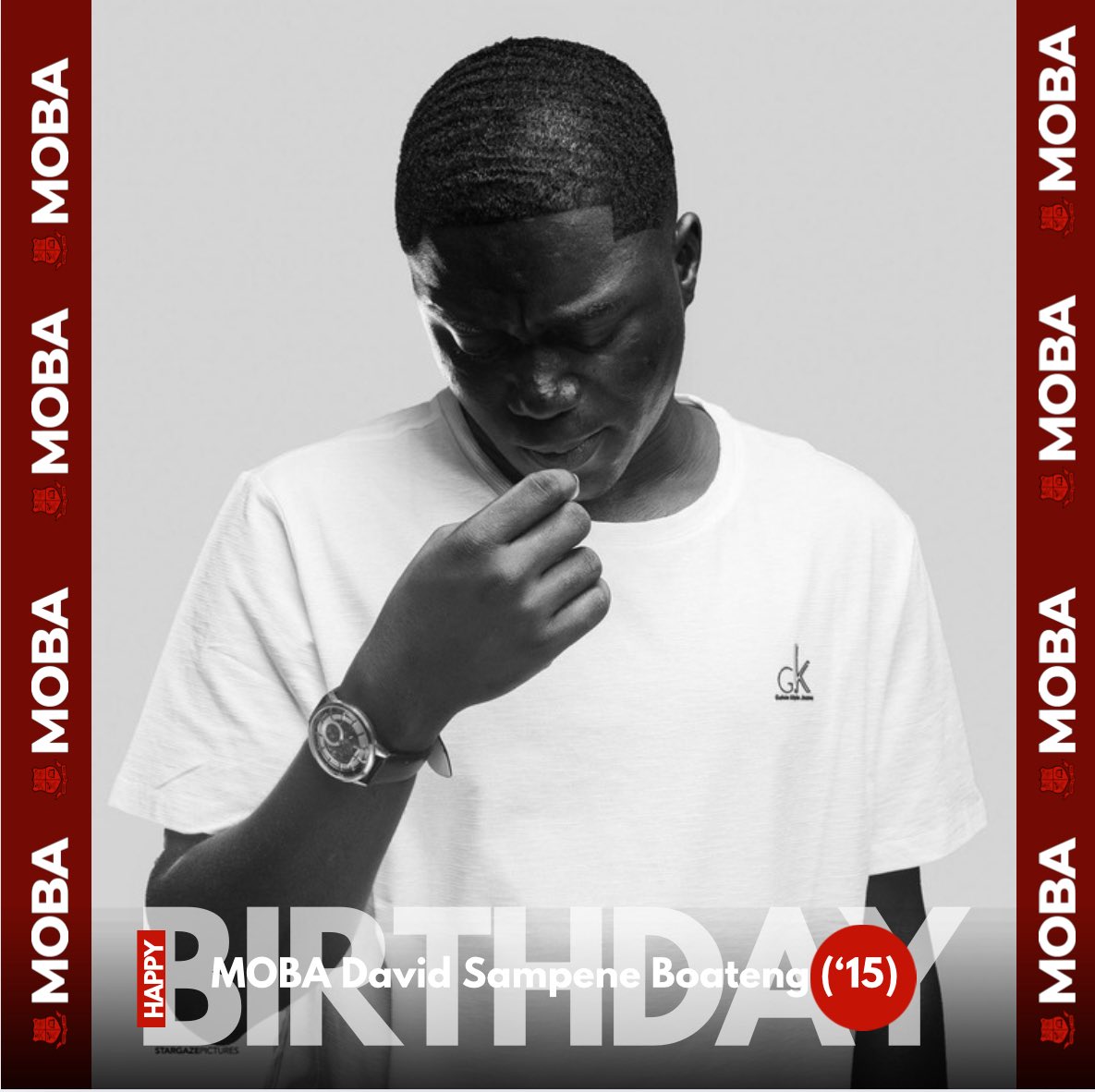 MOBABirthdays's tweet photo. MOBA BIRTHDAYS 🔴⚫️

Happy Birthday MOBA David Sampene Boateng (Speechless) of the MOBA Class of 2015. Wishing you a wonderful Anniversary filled with joy. Happy Birthday, MOBA!!!!! 💯🎉🥳⚫️🔴

#MOBABirthdays 
#WeAreMfantsipim 
#WeAreMOBA 
#MfantsipimSchool 
#MOBAFraternity https://t.co/GAnOSFd183