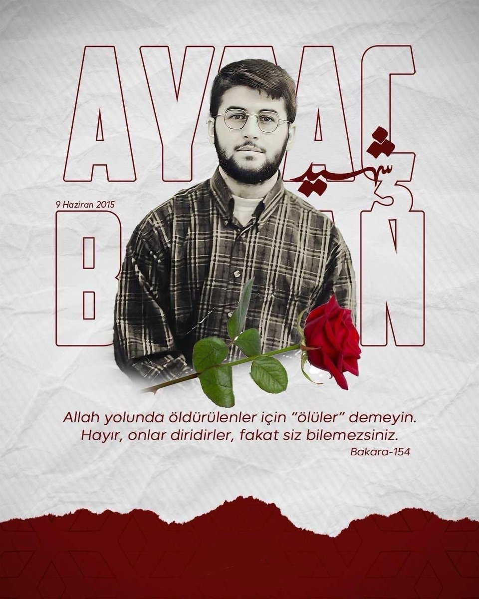Şehadetinin 10. yılında #AytaçBaran kardeşimizi rahmet ve minnetle anıyoruz

Parti üyemiz, kıymetli dava arkadaşımız ve İslami hizmetlerin öncüsü olan şehid Aytaç Baran kardeşimizi şehadetinin 10. yılında rahmet, minnet ve özlemle anıyoruz.

Şehidimiz, yalnızca bir mücadele adamı