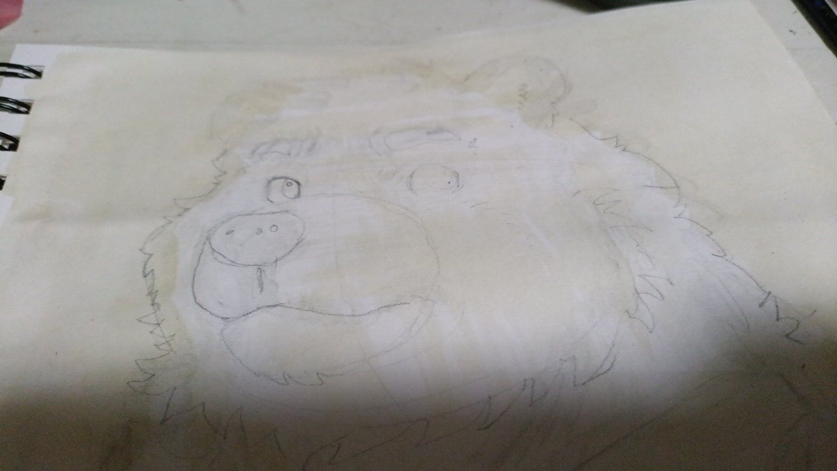 Lonebearnard's tweet image. 長い間絵を描いていなかったのですが、今日は描いてみました。