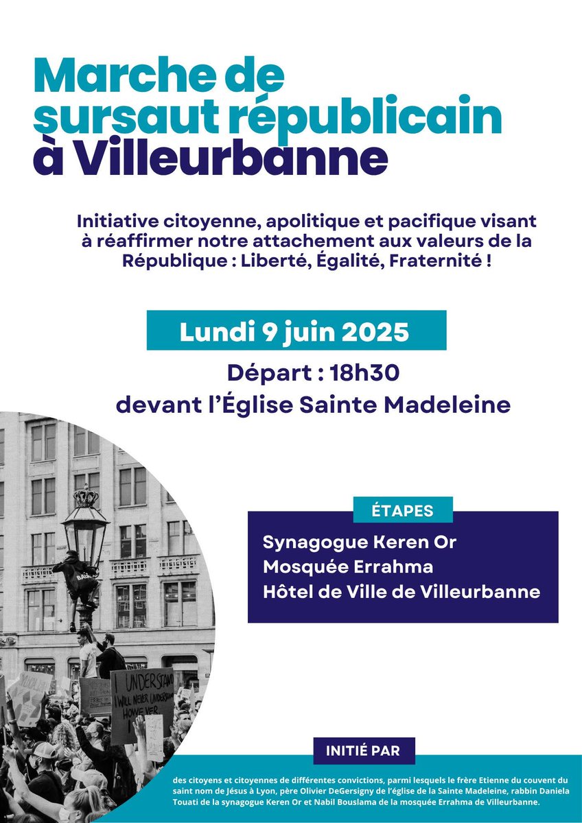 Puis à #Villeurbanne marche citoyenne contre le racisme !