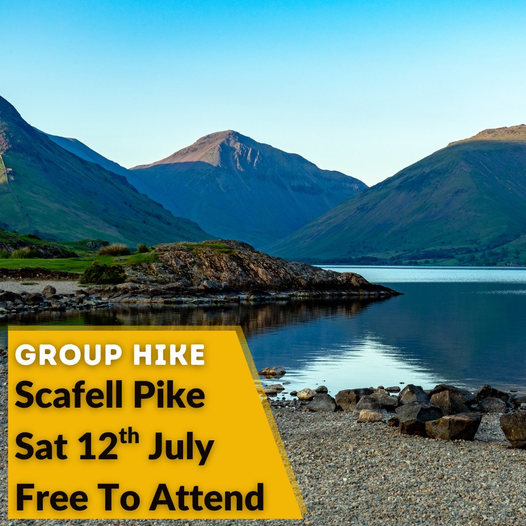 Fancy taking on the highest peak in England?
Scafell Pike, is a must-climb for many walkers—and we’re heading there via the stunning geology of Moses Trod and Corridor Route. to sign up for your space, please use the ticket link on our website at blackdogoutdoors.co.uk 
🌍💙🌱