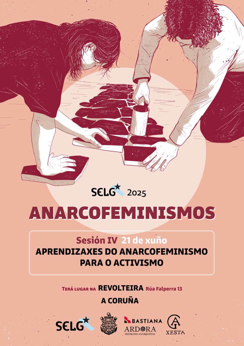 🌿 Aprendendo dende o coidado e a honestidade 🌿
O vindeiro 21 de xuño en A Revolteira (A Coruña) celebramos a última sesión deste curso, esta vez en forma de xornadas colaborativas para reflexionar, compartir e tecer redes entre activistas e militantes anticapitalistas.