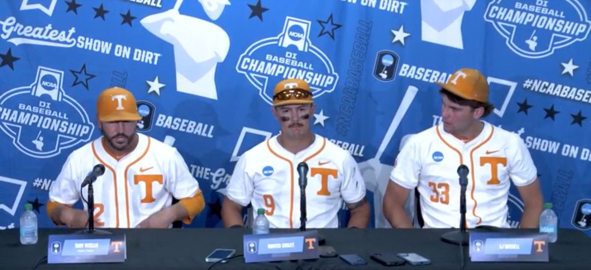Head Coach Vitello &amp; players meet with the press following season ending loss against Arkansas in the Super Regionals 6/8/25. icont.ac/513tf