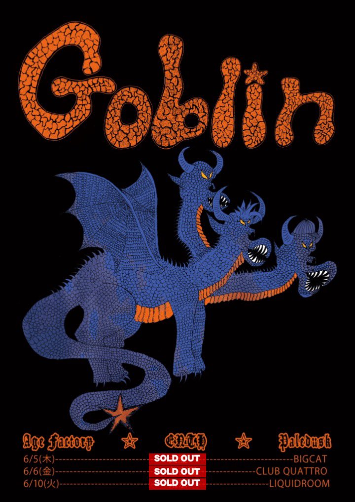 未開封 Paledusk Age Factory ENTH GOBLINツアーT 明日】 Age Factory × ENTH × Paledusk presents 「GOBLIN」TOUR 6/10