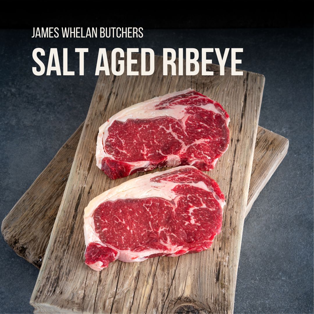 Huge blocks of pink Himalayan salt surround the very best cuts of grass-fed beef in our salt-ageing chamber. Over 35 days, this sacred chamber draws the flavours together. Locks in the tenderness. And brings a buttery, melting juiciness through the richly marbled meat.