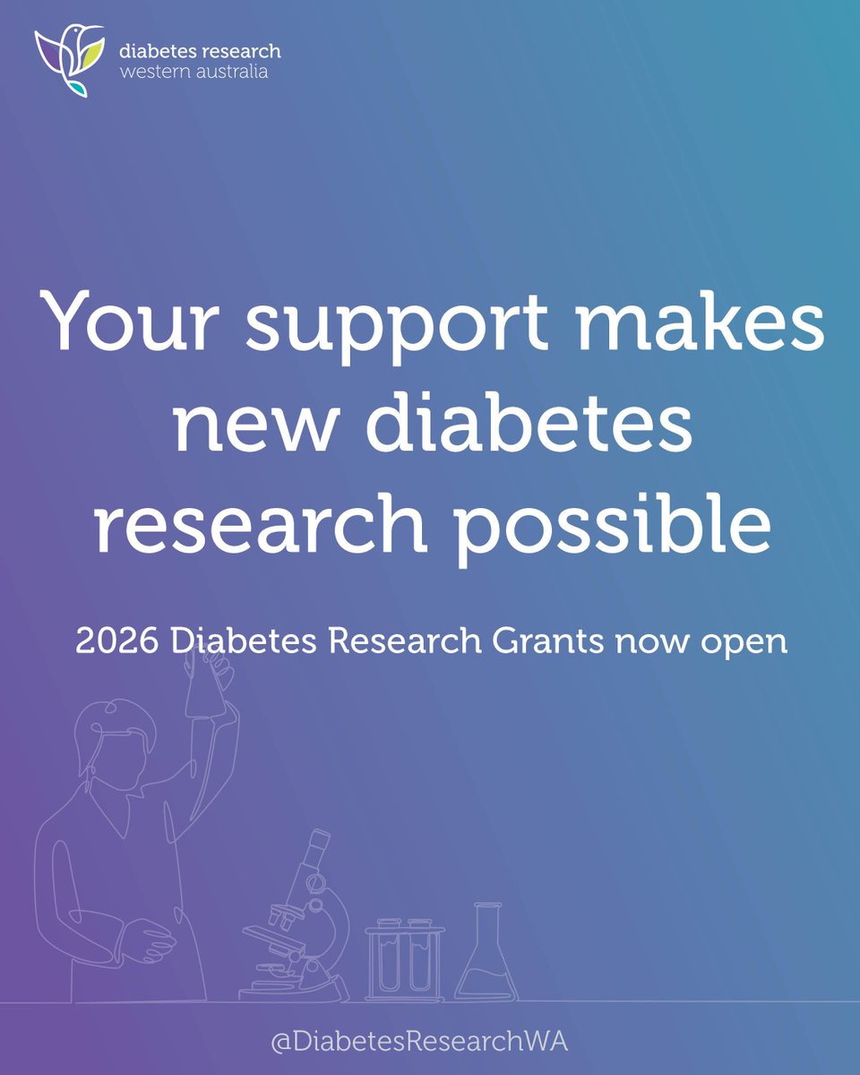 Diabetes Research WA tweet media