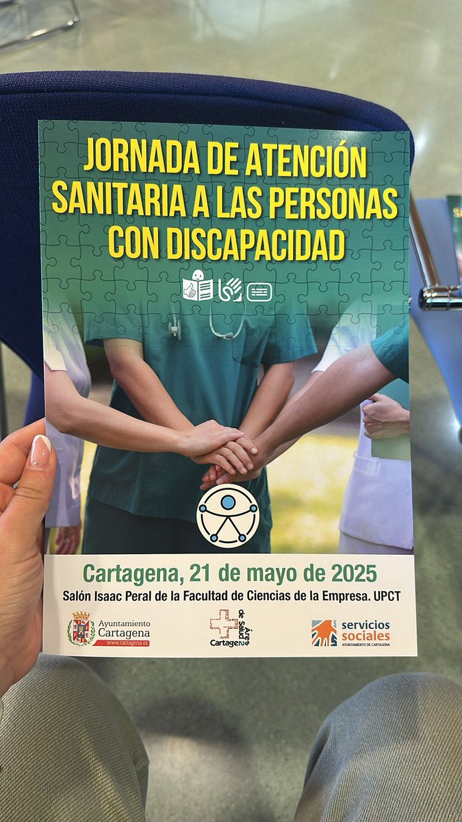 Trabajo Social Murcia (@cots_murcia) on Twitter photo El Colegio asiste a la Jornada de Atención Sanitaria a las Personas con Discapacidad
cgtrabajosocial.es/murcia/noticia…
<a href="/ftsocialmurcia/">Facultad de Trabajo Social de Murcia</a> <a href="/delegatrabaumu/">delegatraba.umu</a> <a href="/MurciaSocial1/">MurciaSocial</a> <a href="/cgtrabajosocial/">CGTrabajoSocial</a> <a href="/JuanCarrionT/">Juan Carrion Tudela</a> <a href="/TusInstantes/">Fran Manzanera</a> <a href="/GomezyCarmen/">CarmenGomezyNavarro</a> <a href="/MarianPrezTS/">Marian Pérez</a> El Colegio asiste a la Jornada de Atención Sanitaria a las Personas con Discapacidad
cgtrabajosocial.es/murcia/noticia…
<a href="/ftsocialmurcia/">Facultad de Trabajo Social de Murcia</a> <a href="/delegatrabaumu/">delegatraba.umu</a> <a href="/MurciaSocial1/">MurciaSocial</a> <a href="/cgtrabajosocial/">CGTrabajoSocial</a> <a href="/JuanCarrionT/">Juan Carrion Tudela</a> <a href="/TusInstantes/">Fran Manzanera</a> <a href="/GomezyCarmen/">CarmenGomezyNavarro</a> <a href="/MarianPrezTS/">Marian Pérez</a>
