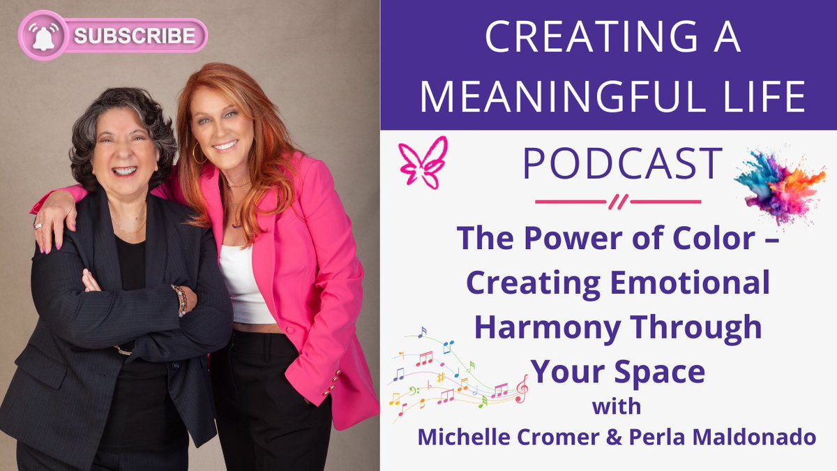 emichellecromer's tweet image. The Power of Color – Creating Emotional Harmony Through Your Space
On today&apos;s podcast, we’re talking about color.
youtube.com/watch?v=DQQ0UN…
#CreatingaMeaningfulLife #EmotionalWellbeing #ColorInfluence #MindfulLiving #ColorPsychology #PositiveVibes