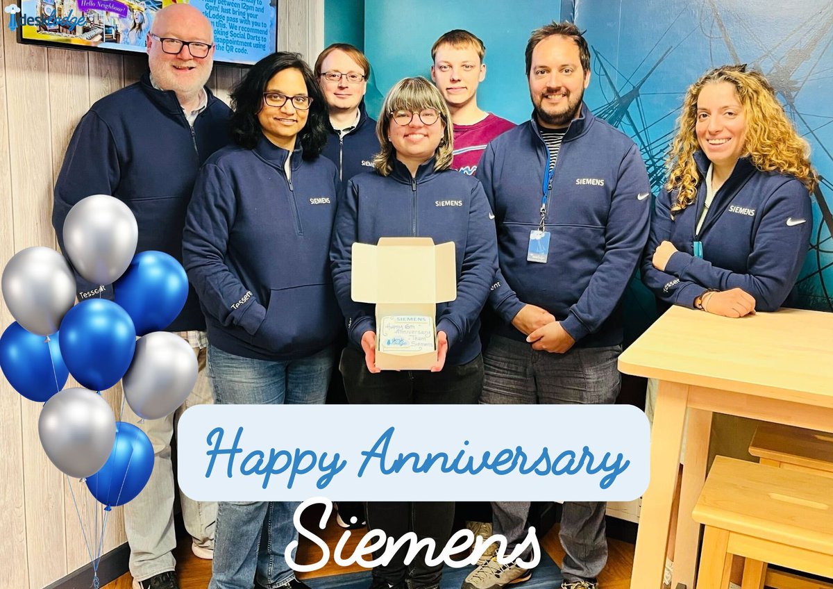 Once you've tried working at DeskLodge, you'll never want to work anywhere else 🚀

Siemens recently celebrated their 6th anniversary with us in their serviced private office at DeskLodge House 🎉

#desklodge #coworking #community #bristol