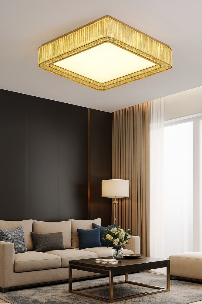 ✨ ثريا سقف فاخرة بطراز لطش ذهبي أنيق

🟨 الشكل المربع الذهبي يعطي لمسة راقية لأي سقف

📏 متوفرة بعدة مقاسات حسب المساحة
🔥 مثالية لعشاق الذوق الراقي
#ديكور_منزلي #ثريات_مودرن #إنارة_سقف #تجديد_البيت #تصميم_داخلي #اضاءة_فخمة #سقف_مضيء #انارة_مربعة #الديكور_الذهبي #ثريات_عصري