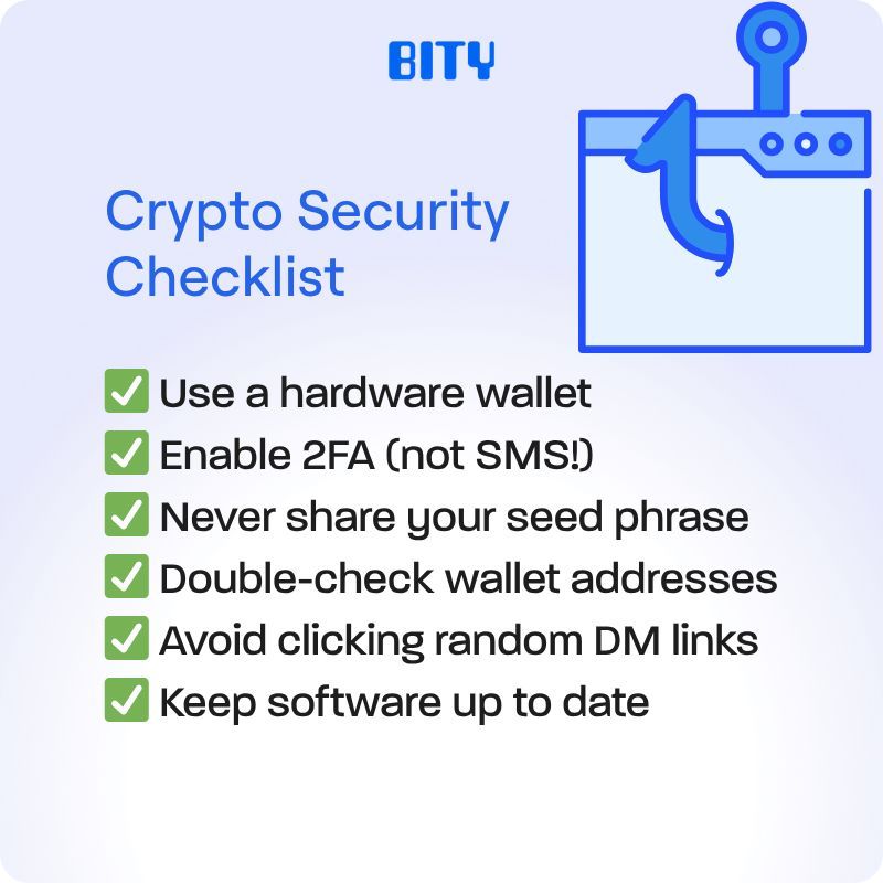 Is your crypto secure? Here’s a checklist to help you find out: