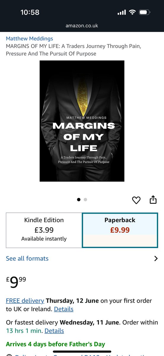 MARGINS OF MY LIFE: A Traders Journey Through Pain, Pressure and The Pursuit of purpose.

Kindle/ E-book - £3.99
Paperback - £9.99

In this book I cover 6 years of pursuit, my journey has only just begun and I can’t wait to see what the next 6 years brings. 

Cheers to all! 🥂