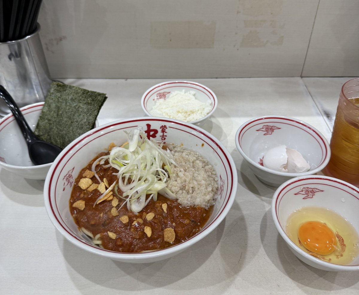 中本
MUSASHI
麺半分
背脂海苔生卵プチライス
めっちゃ好きな限定
ご飯と合いすぎる

#中本
#MUSASHI
#長澤のらー活