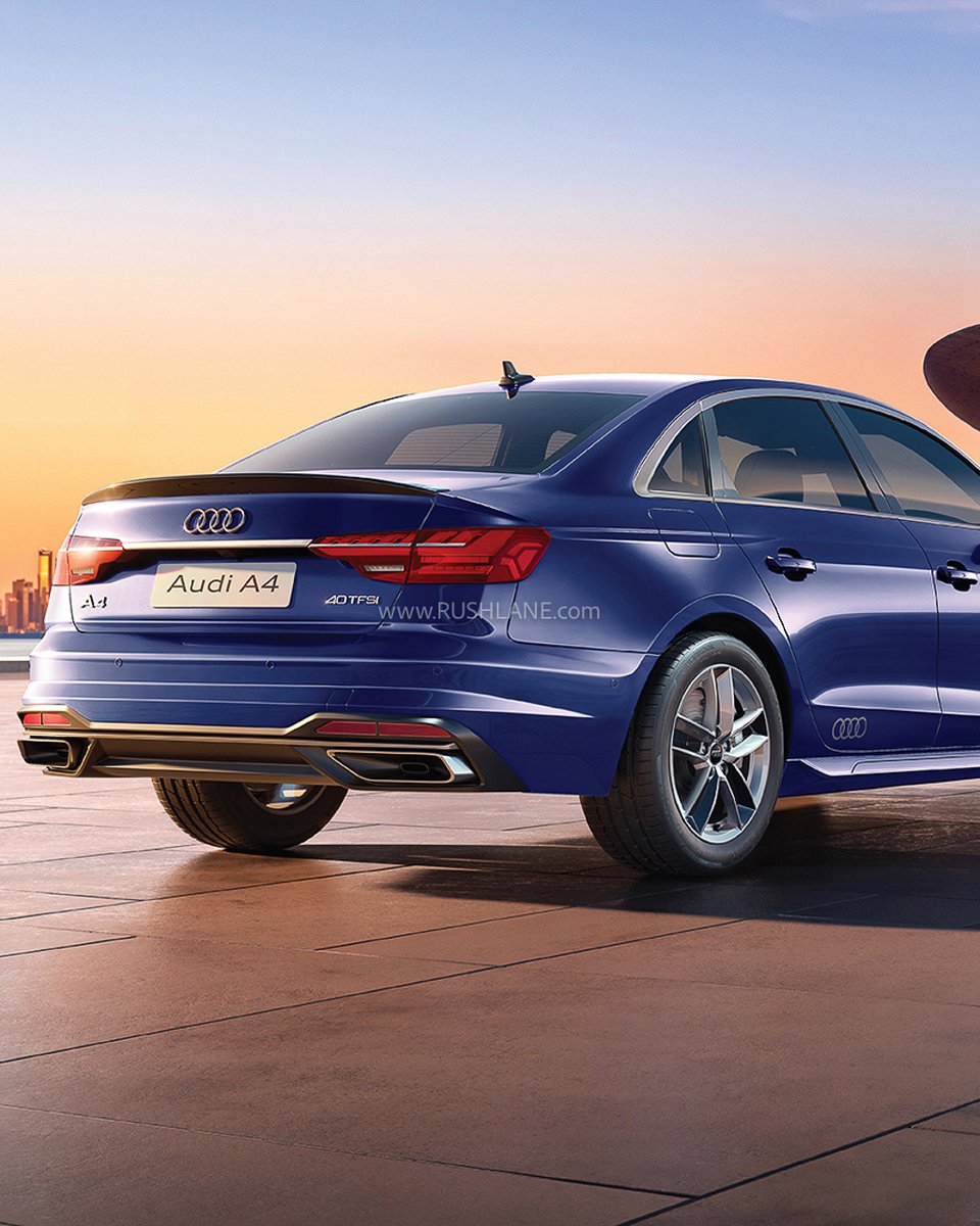 rushlane's tweet image. Audi A4 Signature Edition launched in India at ₹57.11 lakh (ex-showroom) 🇮🇳

✔️ Enhanced premium styling
✔️ Distinctive signature elements
✔️ Available in 5 colours
⚠️ Limited units only

#AudiA4 #SignatureEdition #LuxuryCars