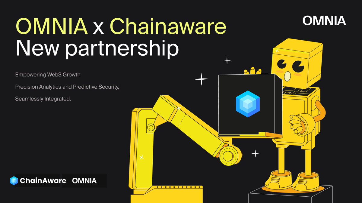 OMNIA Protocol - AI Infrastructure (@omnia_protocol) on Twitter photo 🚀 Excited to announce our partnership with <a href="/ChainAware/">ChainAware.ai</a> 🤝
Together, we’re delivering predictive security and hyper-personalized user engagement to Web3 — smarter targeting, real-time fraud detection, and seamless integration.
Welcome to the future of Web3 growth. 🌐 🚀 Excited to announce our partnership with <a href="/ChainAware/">ChainAware.ai</a> 🤝
Together, we’re delivering predictive security and hyper-personalized user engagement to Web3 — smarter targeting, real-time fraud detection, and seamless integration.
Welcome to the future of Web3 growth. 🌐