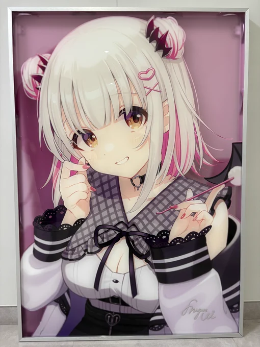 @ui_shig: 個展で飾っていた嘘みたいにデカいぱちょらの絵をぱちょのイベントで飾っていただけるみたい!! 参加予定の方は是非みてみてね🐾