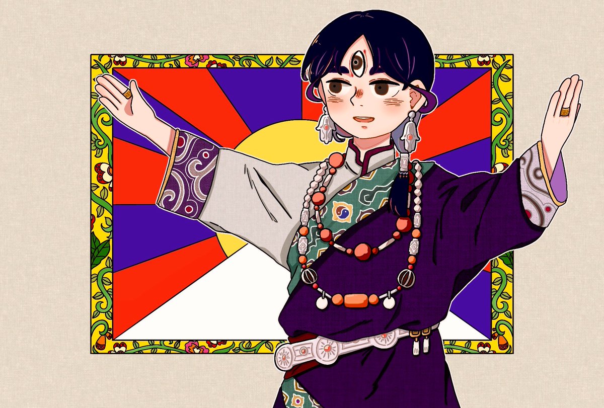 YOUZI_nuko's tweet image. 西藏!!
今日の9時半ぐらいからスペします…
#中華34省擬