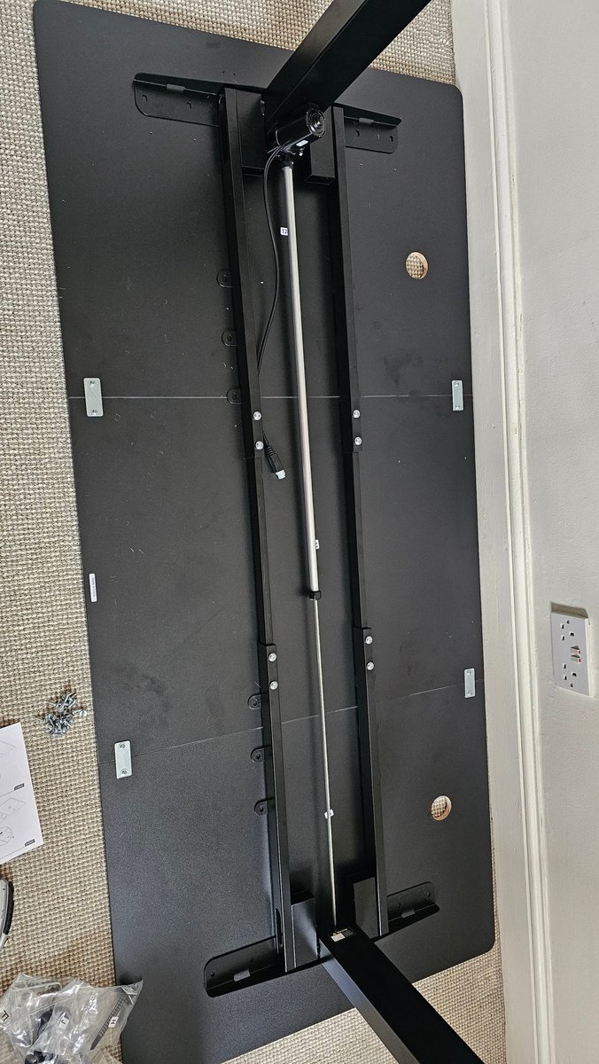 Thought I'd try an adjustable desk and it's a pain in the ass to assemble, the holes don't even line up like tf??