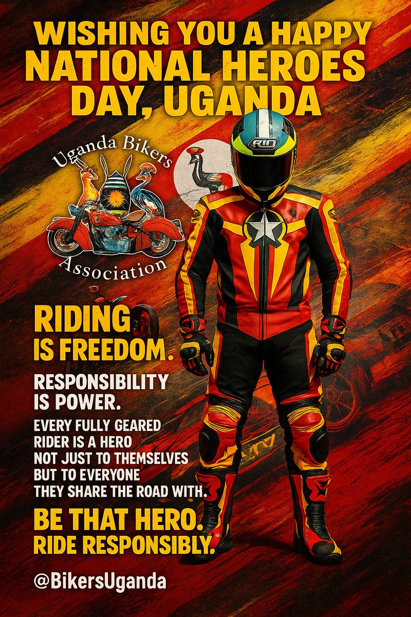 Uganda Bikers Association, Oyee!
We salute all our members, guests, and fans.
You lead, inspire, and represent the best of us. You are the heroes.