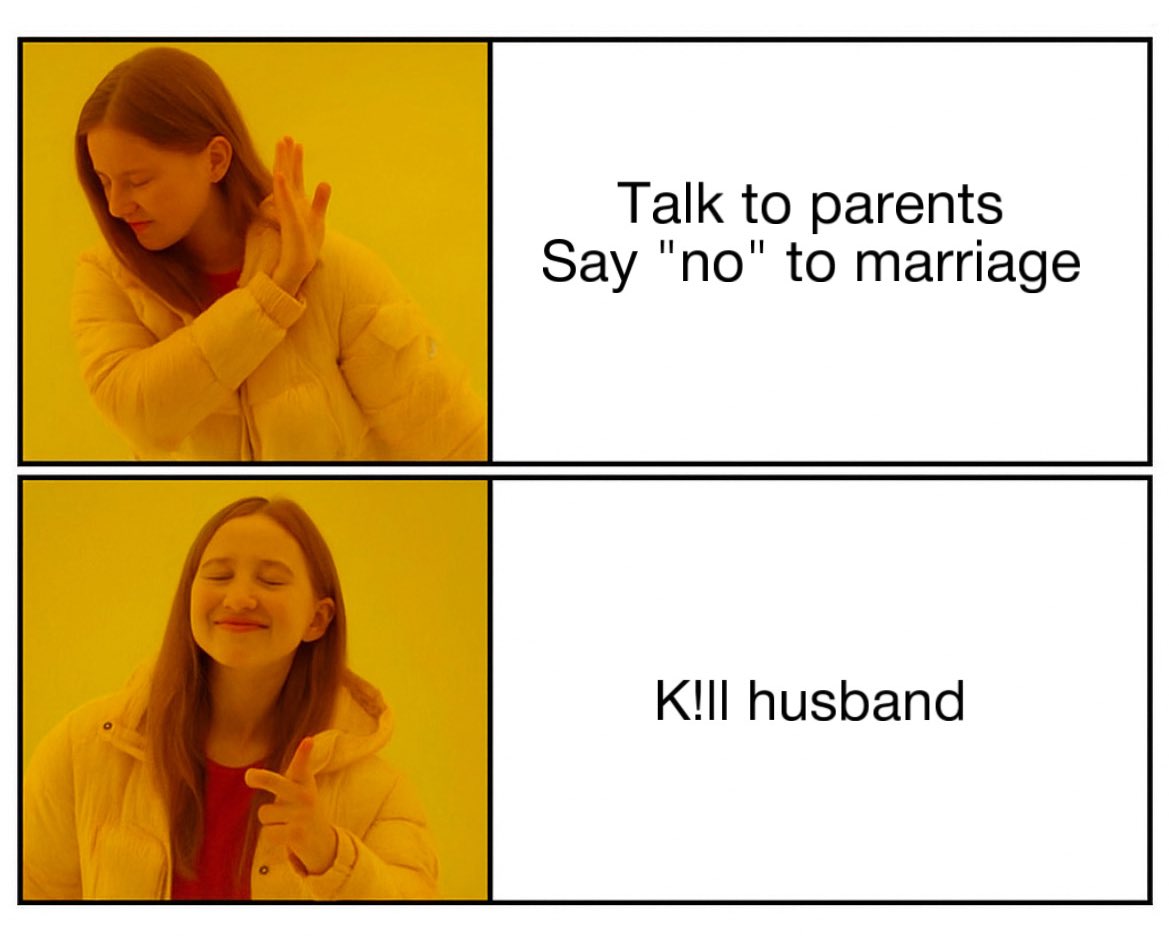 'In India, it's easier to K!ll your husband than saying NO to marriage.

Hail feminism
Hail Indian govt &amp; Judiciary- where Crime is a gender right.

#IndoreCouple #SonamRaghuvanshi #rajaraghuvanshi 
#AtulSubhash